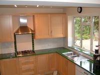 Installed worktop - Glazed lava, Lava rock for kitchens and bathrooms